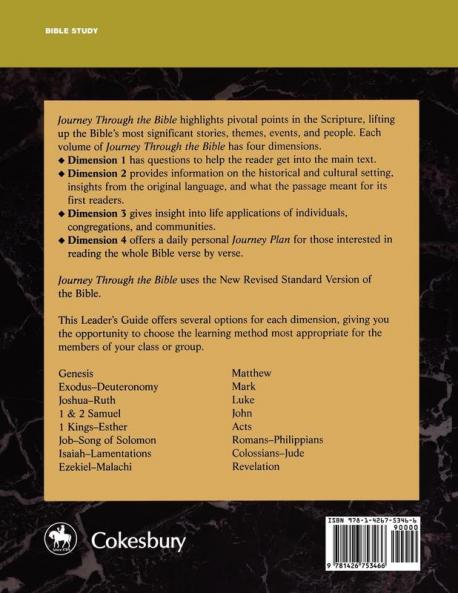 Journey Through the Bible Volume 7 Isaiah-Lamentations Leader's Guide