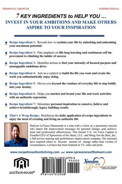 Recipe For Authentic Living: 7 Key Ingredients to Legacy Building