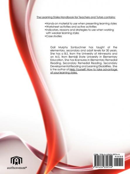 The Learning Styles Handbook for Teachers and Tutors