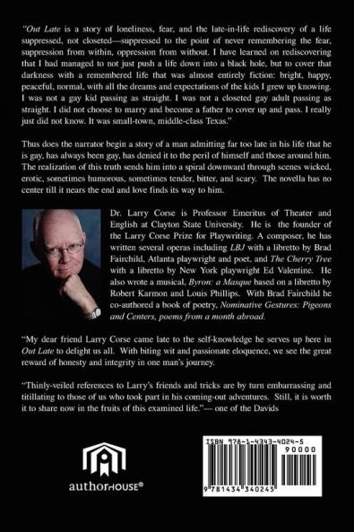 Out Late: A Memoir A Fiction
