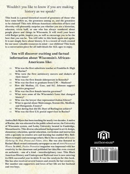African-American Firsts in Wisconsin 1600-2006