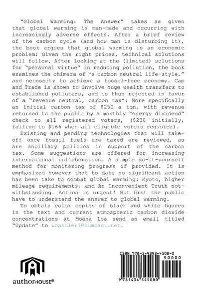 Global Warming: The Answer: (The Energy Dividend)