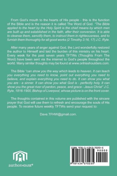 101 Thoughts From the Word - Volume Two: Old Testament