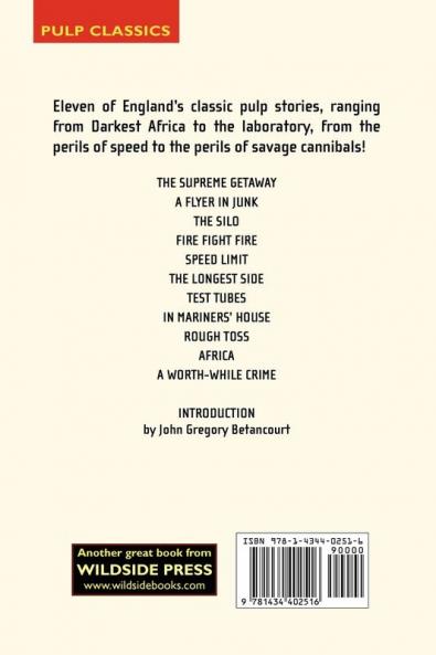 The Supreme Getaway and Other Tales from the Pulps (Wildside Pulp Classics)
