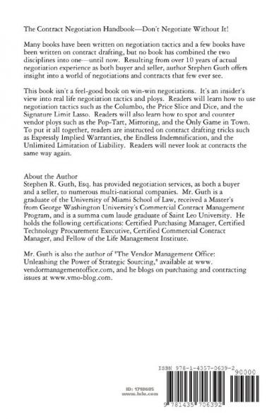 The Contract Negotiation Handbook