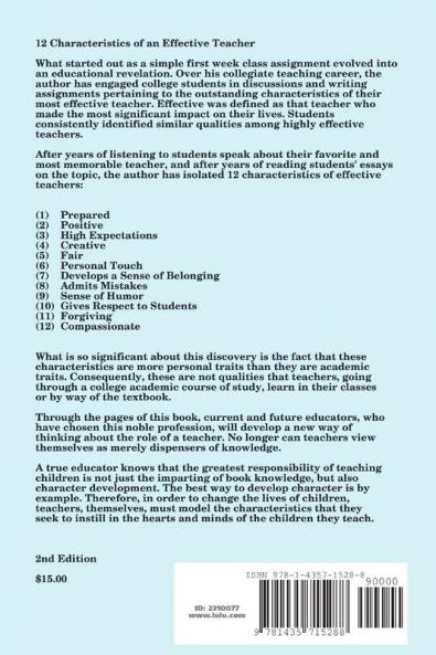 12 Characteristics of an Effective Teacher