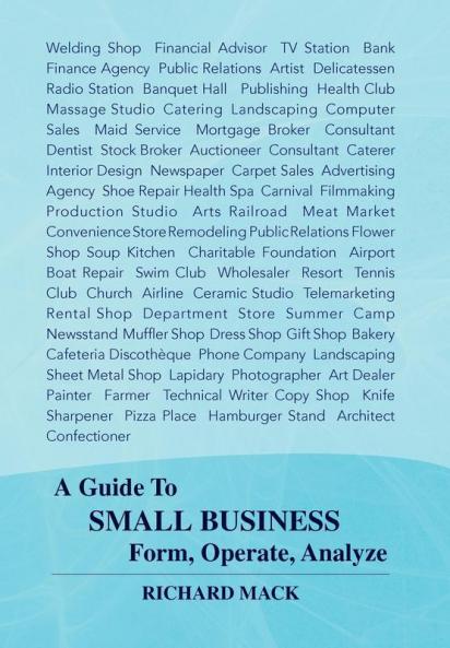 A Guide to Small Business Form Operate Analyze