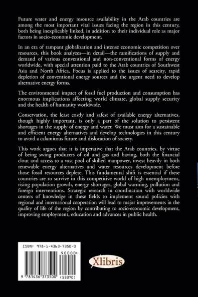 Energy Water Resources and Sustainability in the Arab World