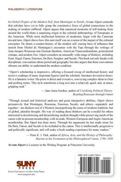 Global Origins of the Modern Self from Montaigne to Suzuki
