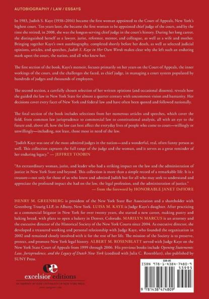 Judith S. Kaye in Her Own Words