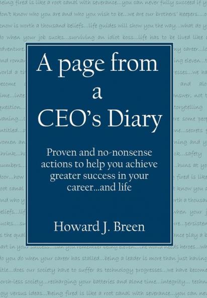 A page from a CEO's Diary