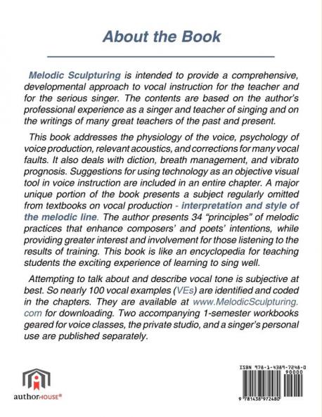 Melodic Sculpturing: The Art and Science of Singing