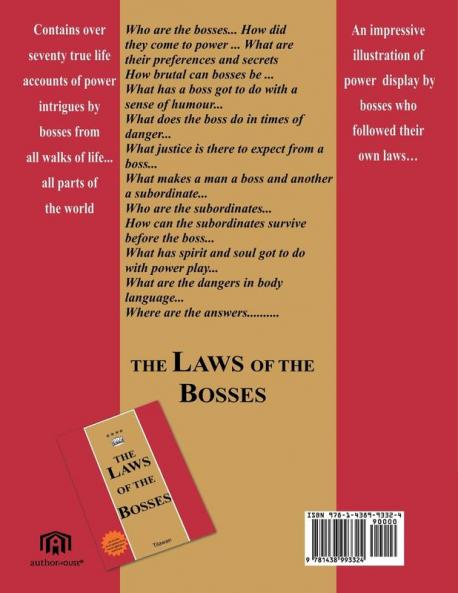 The Laws of the Bosses: The Roadmap to the Realm of Power