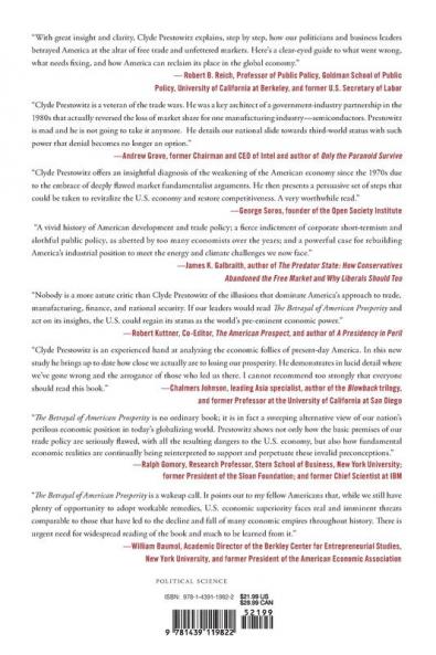 The Betrayal of American Prosperity: Free Market Delusions America's Decline and How We Must Compete in the Post-Dollar Era