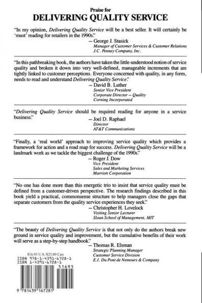 Delivering Quality Service