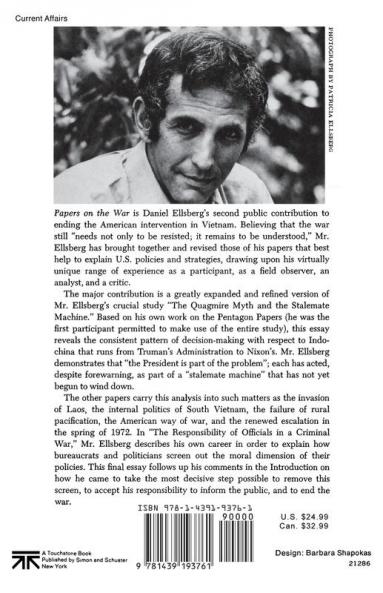 Papers on the War