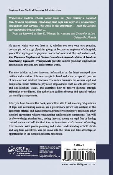 Physician Employment Contract Handbook