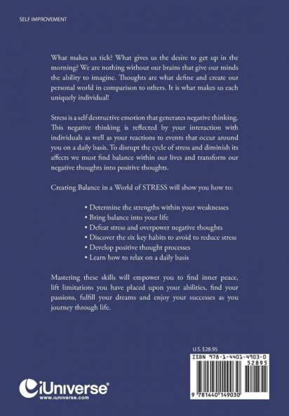 Creating Balance in a World of STRESS