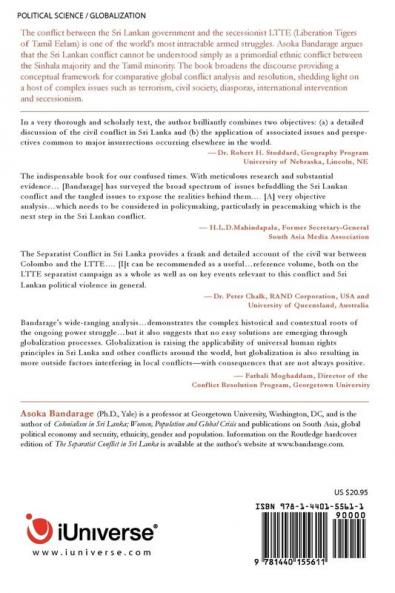The Separatist Conflict in Sri Lanka