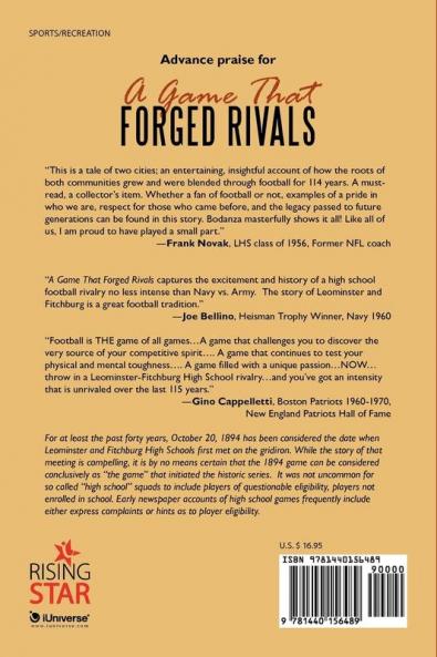 A Game That Forged Rivals