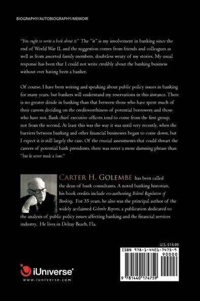 But I Never Made a Loan