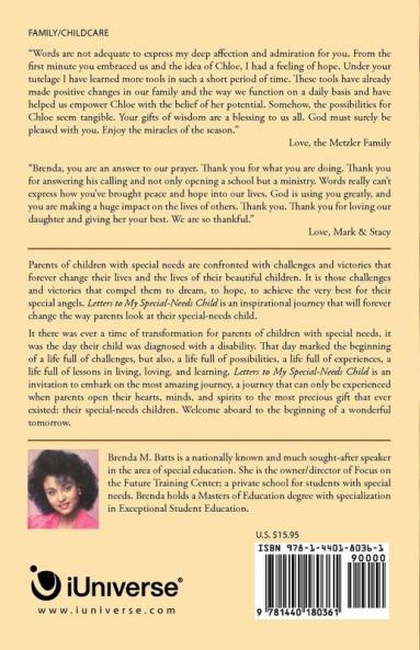 Letters to My Special-Needs Child