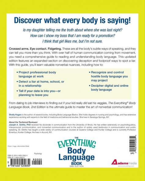Everything Body Language Book: Succeed in work love and life - all without saying a word!