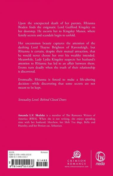 Rhianna (Kingsley Manor Book 1)