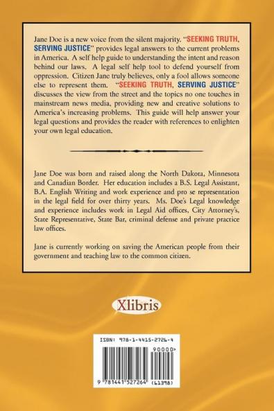 Seeking Truth and Serving Justice
