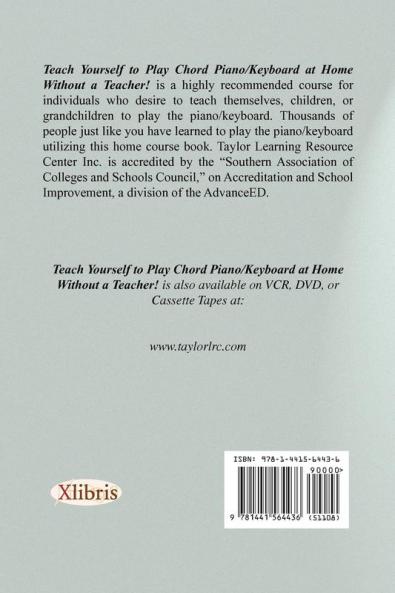 Teach Yourself to Play Chord Piano/Keyboard at Home Without a Teacher