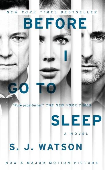Before I Go To Sleep Movie Tie In