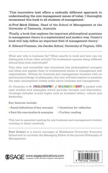 An Introduction to the Philosophy of Management