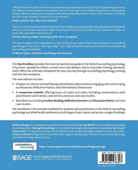 The Handbook of Counselling Psychology