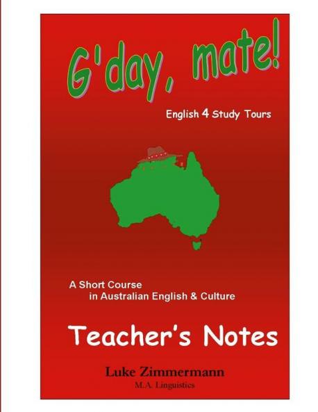 G'day mate! Teacher's Notes
