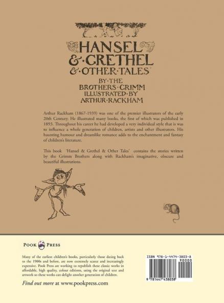 Hansel & Grethel - & Other Tales By The Brothers Grimm - Illustrated by Arthur Rackham