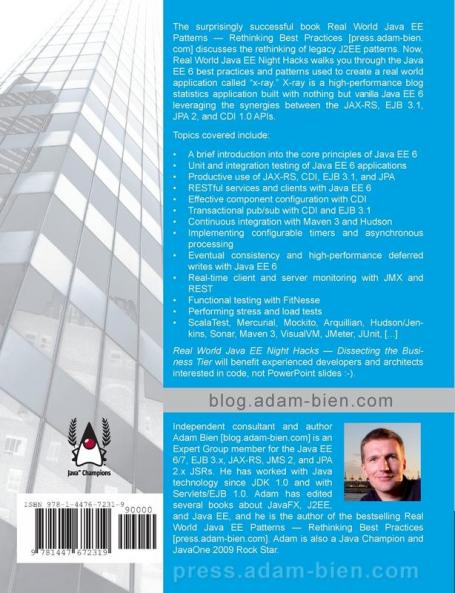 Real World Java EE Night Hacks Dissecting the Business Tier