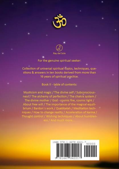 Light on the path to spiritual perfection - Book II