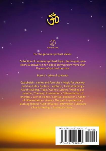 Light on the path to spiritual perfection - Book V