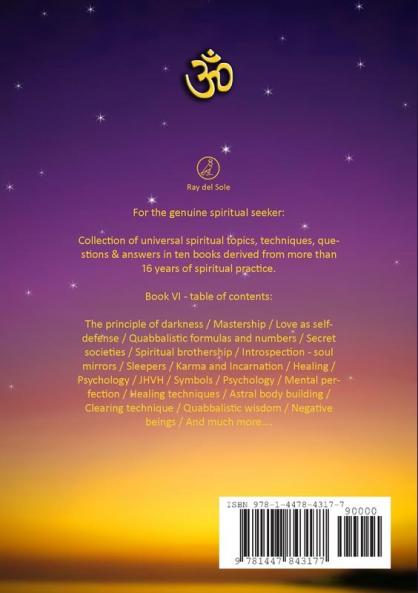 Light on the path to spiritual perfection - Book VI