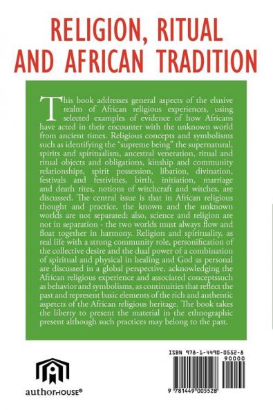 Religion Ritual and African Tradition