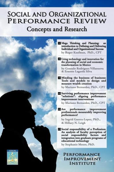 Social and Organizational Performance Review: Concepts and Research