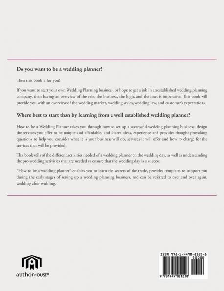 How to Be a Wedding Planner