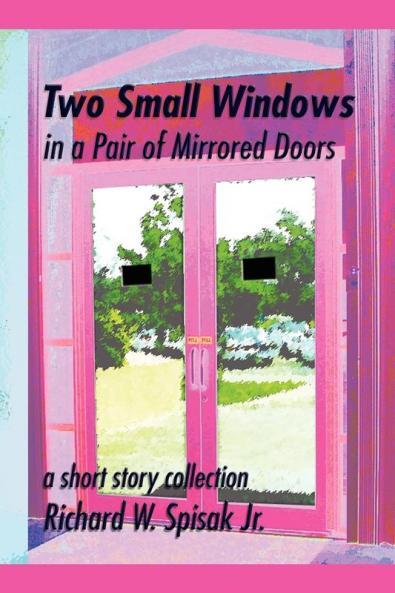 Two Small Windows in a Pair of Mirrored Doors