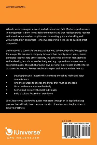 The Character of Leadership
