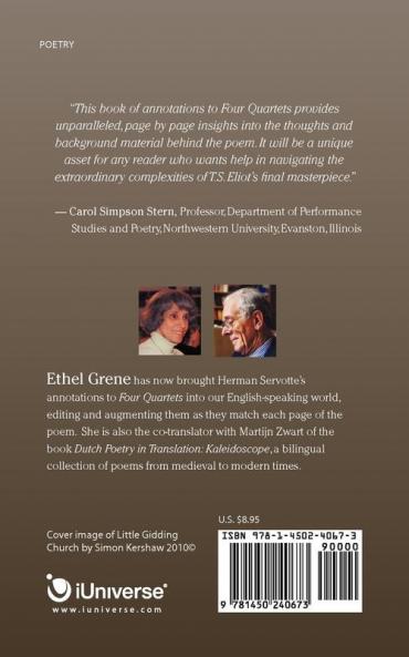 Annotations to T.S. Eliot's Four Quartets
