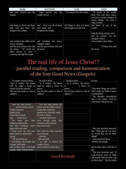 The Real Life of Jesus Christ!? - Parallel Reading Comparison and Harmonization of the Four Good News (Gospels)