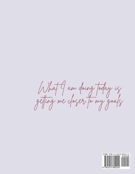 Daily Planner: 2021 undated feminine daily planner