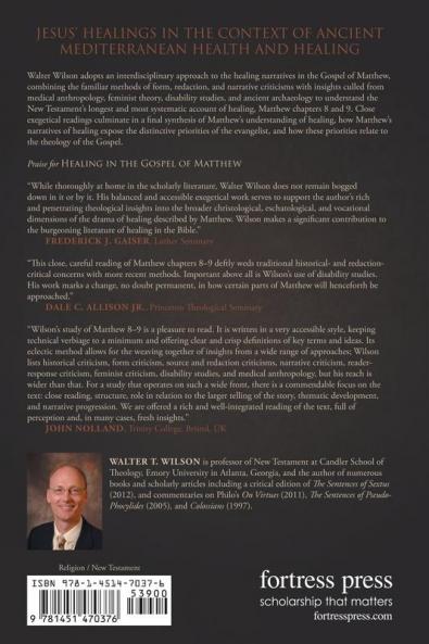 Healing in the Gospel of Matthew