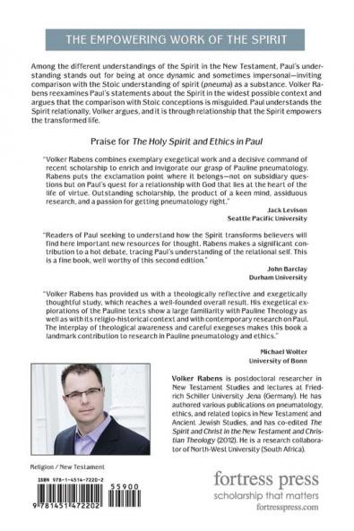The Holy Spirit and Ethics in Paul