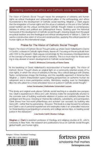 The Vision of Catholic Social Thought